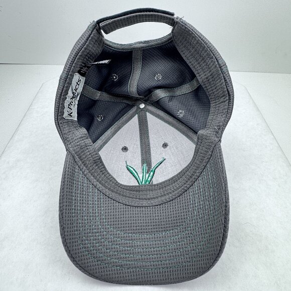 K-Products Precision Planting Gray Teal Cap Adjustable Hook and Loop Farm Hat - Picture 6 of 11